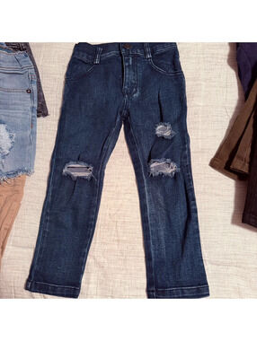 Raxtin distressed skinny denim
